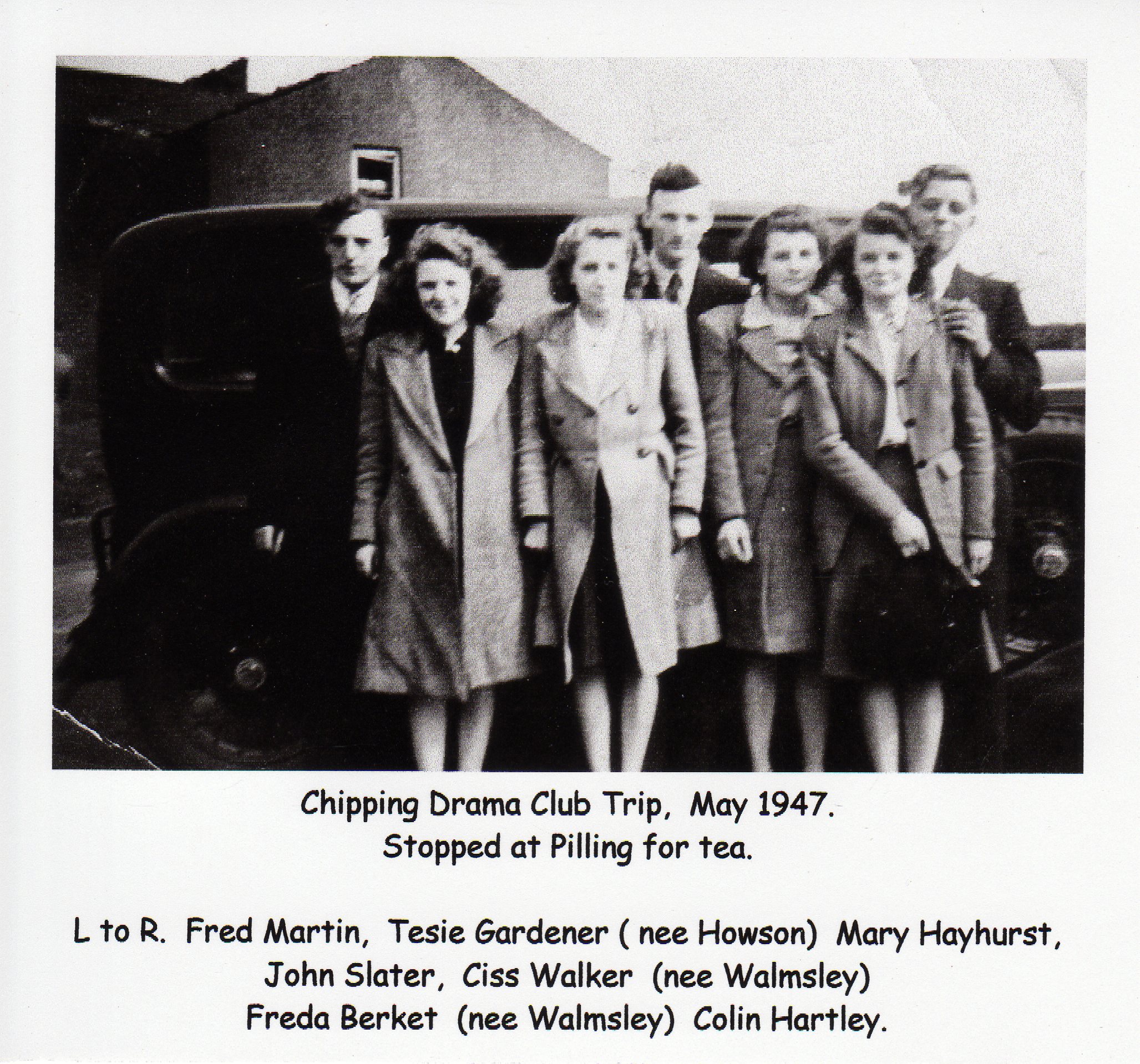 Chipping Drama Club Trip, May 1947