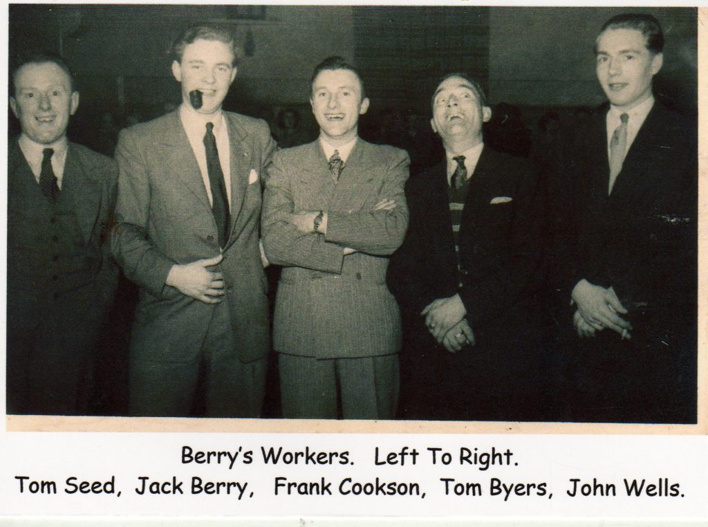 Berry's Party, Tom Seed, Jack Berry, Frank Cookson, Tom Byers, John Wells