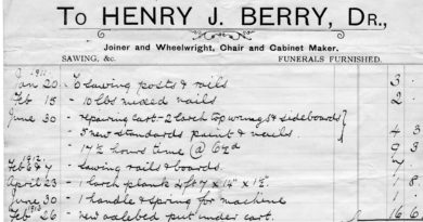 HJ Berry invoice 1913